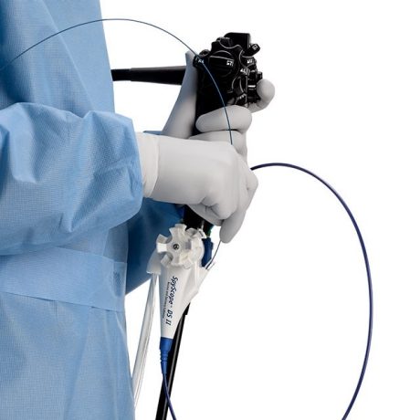 Medical professionals performing therapeutic intervention