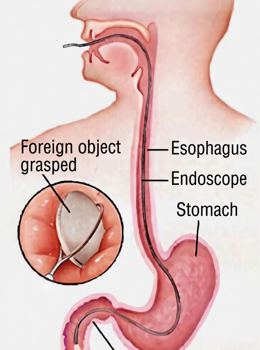 Modern colonoscopy medical room with advanced equipment