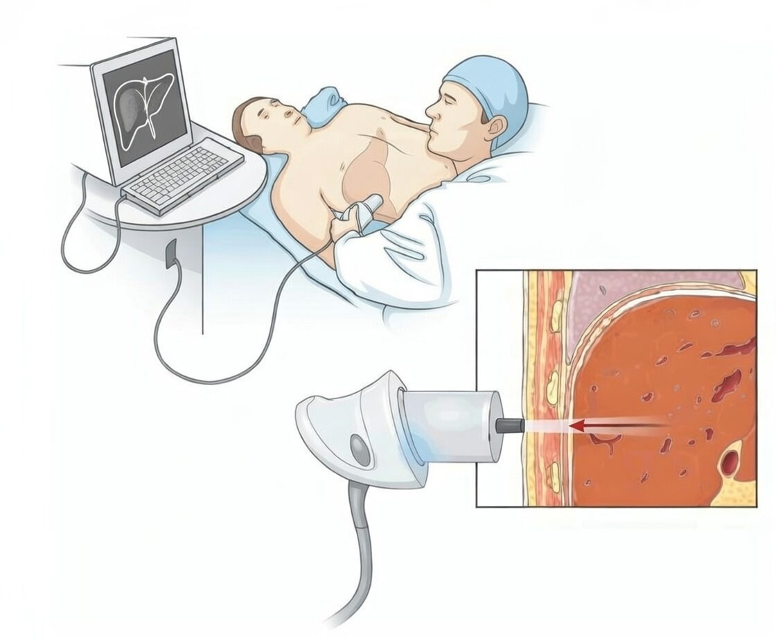 Modern colonoscopy medical room with advanced equipment