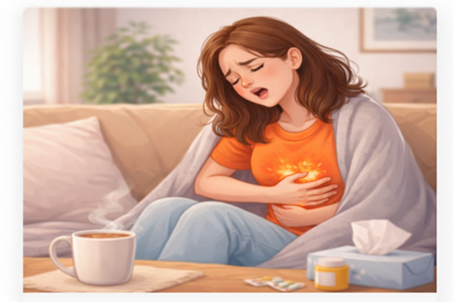 Upper abdominal pain