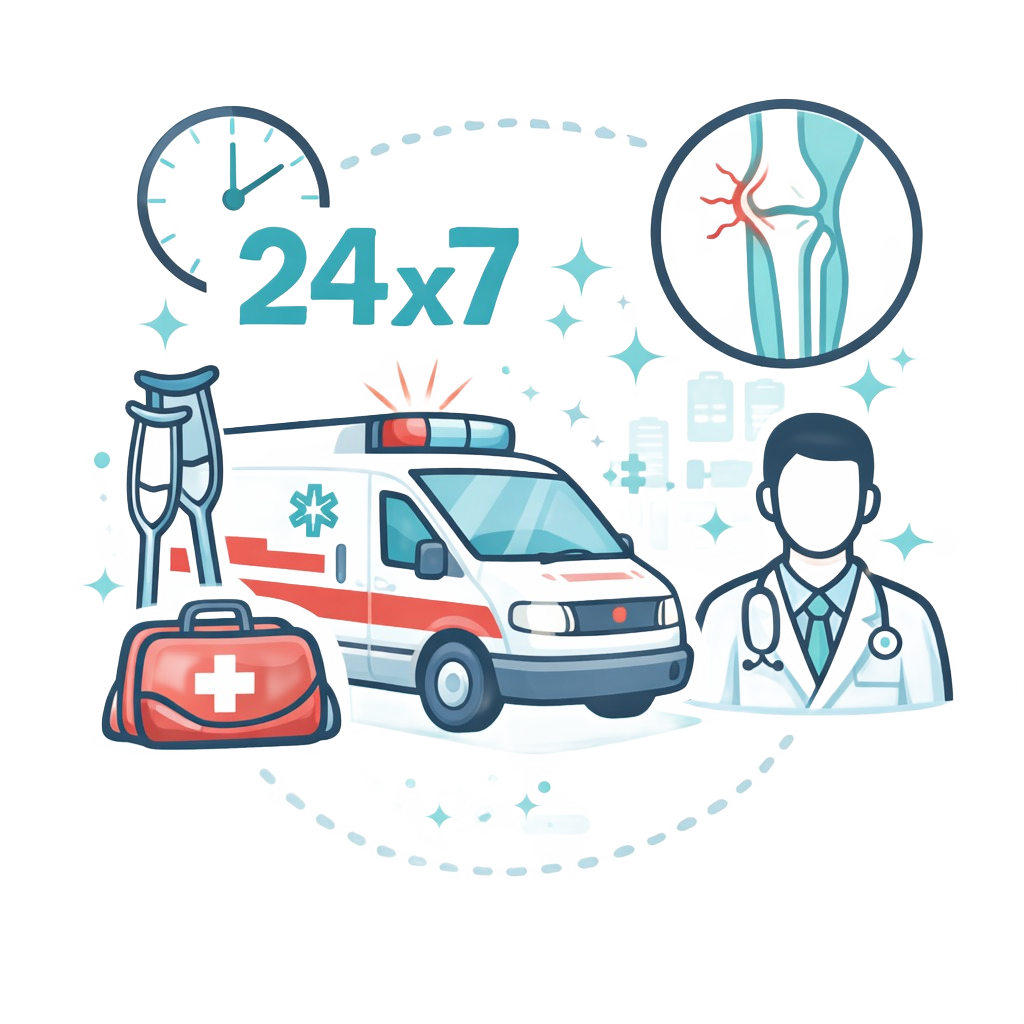 24×7 Trauma & Emergency Care